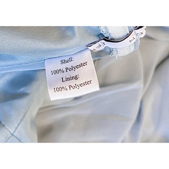 Jenny Yoo Convertible Adjustable Light Blue High Imperial Waist Maxi Dress Sz 14 - Picture 9 of 11